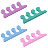 PrettyClaw EVA Pedicure Toe Separators - Purple, Pink, Blue, Green (4000 Pieces/2000 Pairs)