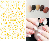 She Nail Stickers Gold SHE-082G