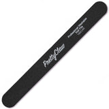 PrettyClaw Acrylic Nail Files Straight Shape 180/240 Grit - Black (1 Case/2000 Pieces)