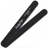 PrettyClaw Acrylic Nail Files Straight Shape 180/240 Grit - Black (1 Case/2000 Pieces)