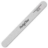 PrettyClaw Acrylic Nail Files Straight Shape 100/100 Grit - Zebra (10 Pieces)