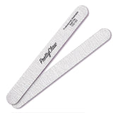 PrettyClaw Acrylic Nail Files Straight Shape 100/180 Grit - Zebra (1 Case/2000 Pieces)