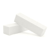PrettyClaw 4-Way Nail Buffer Blocks 120 Grit - White (1 case/500 pieces)