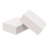 Double Sided Nail Buffers Mini Size 80/80 Grit - White/White (1 case/1500 pieces)