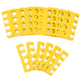 PrettyClaw EVA Pedicure Toe Separators - Yellow (200 Pieces/100 Pairs)