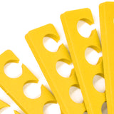 PrettyClaw EVA Pedicure Toe Separators - Yellow (200 Pieces/100 Pairs)