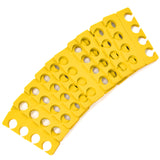 PrettyClaw EVA Pedicure Toe Separators - Yellow (200 Pieces/100 Pairs)