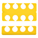 PrettyClaw EVA Pedicure Toe Separators - Yellow (200 Pieces/100 Pairs)