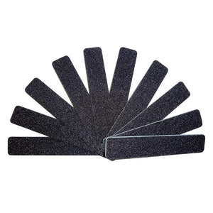 PrettyClaw Jumbo Manicure Nail File 180/180 Grit - Black (10 pcs)