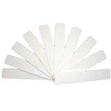 PrettyClaw Jumbo Manicure Nail File 80/80 Grit - White (10 pcs)