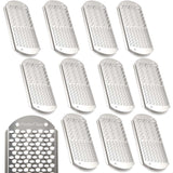 Prettyclaw Foot File & Callus Remover Replacement Blades - Silver/Double Hole (12pc)