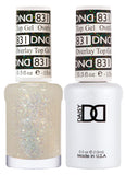 DND Duo Overlay Glitter Top Gel 831