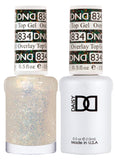 DND Duo Overlay Glitter Top Gel 834