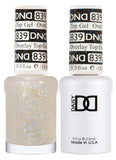 DND Duo Overlay Glitter Top Gel 839