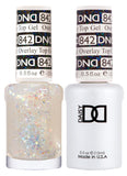 DND Duo Overlay Glitter Top Gel 842