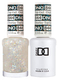 DND Duo Overlay Glitter Top Gel 844