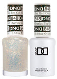 DND Duo Overlay Glitter Top Gel 848