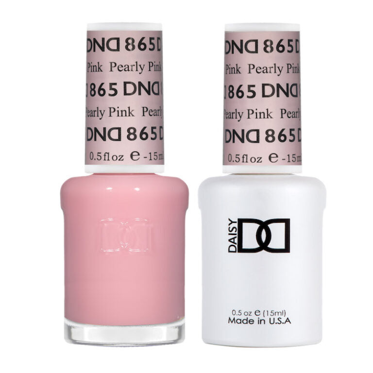 DND Duo Sheer Pearly Pink 865