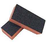 PrettyClaw Mini Disposable Nail Buffer Blocks 80/80 - Orange/Black (25pcs)