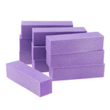 PrettyClaw 3-Way Nail Buffer Blocks 60/60/100 - Purple/White