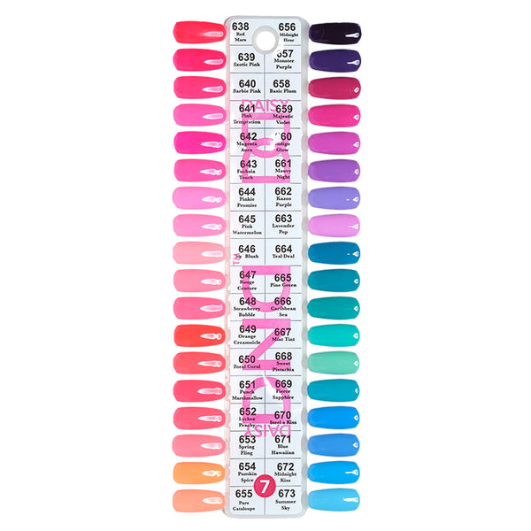Dnd Raspberry Coloe DND Color Chart #7