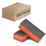 Double Sided Nail Buffers Medium Size 80/80 Grit - Orange/Black (1 case/1000 pieces)