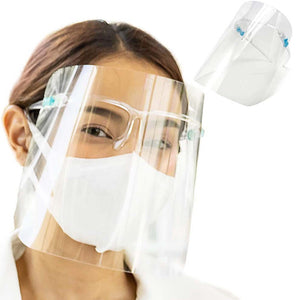 NCUSA Reusable Safety Full-Face Shield - Glasses Style (2pcs)