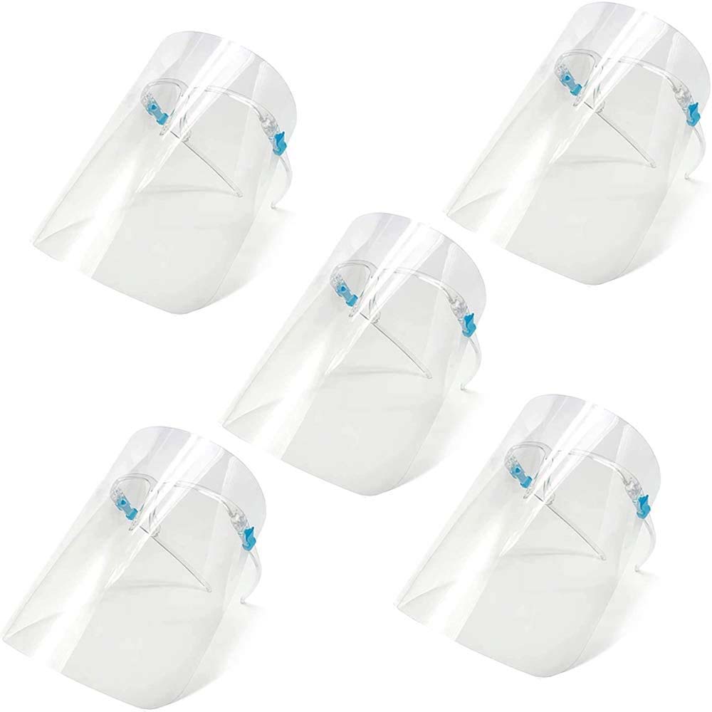 NCUSA Reusable Safety Full-Face Shield - Glasses Style (5pcs)