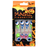 PrettyClaw Halloween Theme 24 Piece Nail Tips - H02