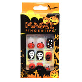 PrettyClaw Halloween Theme 24 Piece Nail Tips - H18