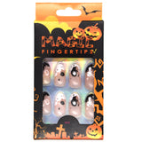 PrettyClaw Halloween Theme 24 Piece Nail Tips - H12