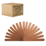 Manicure Nail File Wood Center 80/80 Grit - Red/Tan (1 case/5000 pieces)