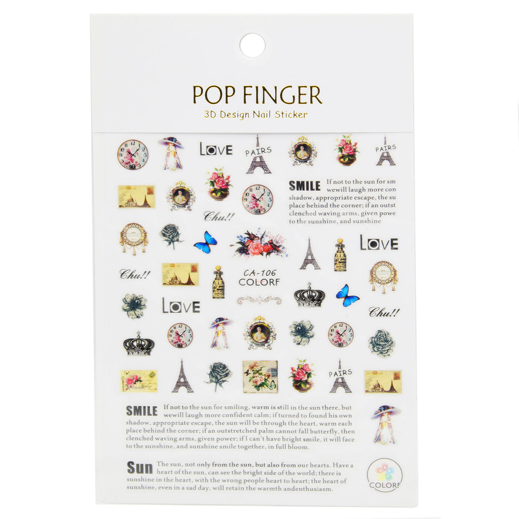 Nail Stickers French CA-106