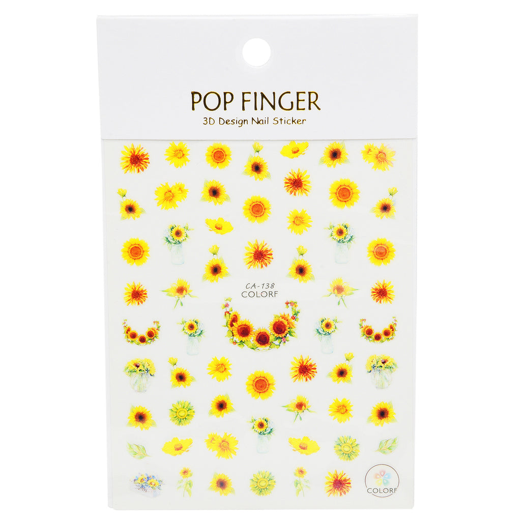 Nail Stickers Sunflowers CA-138