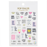 Nail Stickers Love CA-647