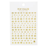 Nail Stickers Crowns Gold CB-083G