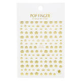 Nail Stickers Crowns Gold CB-083G