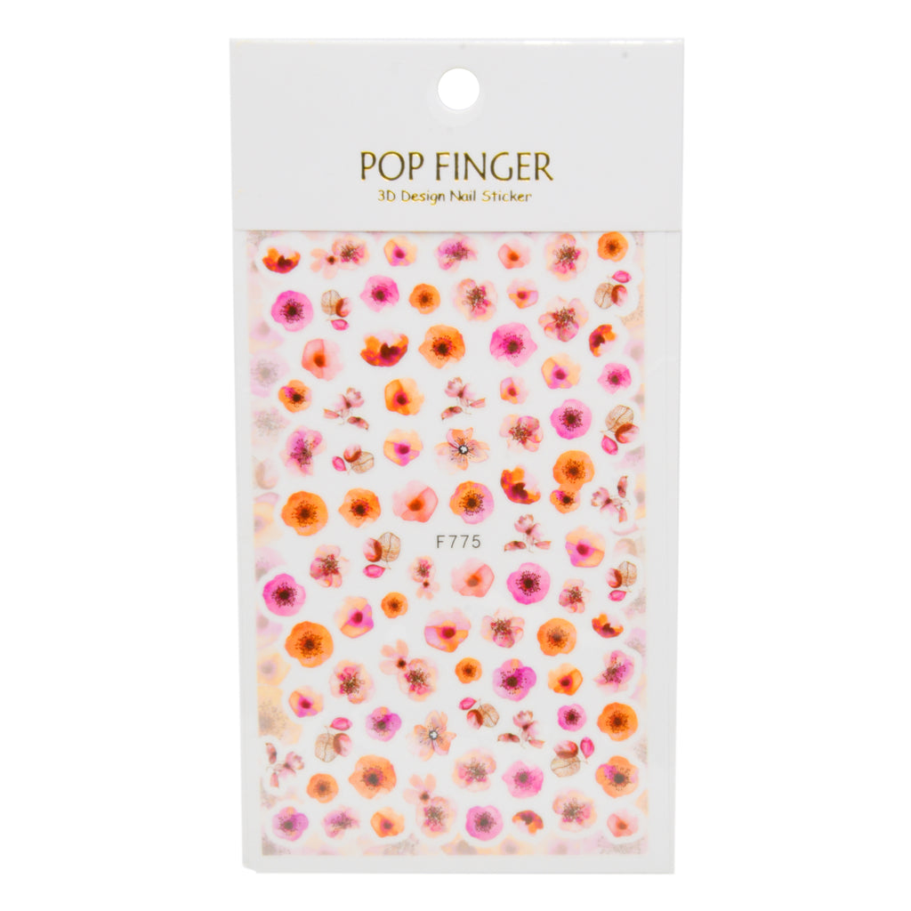 Nail Stickers Flowers F-775