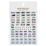 Nail Stickers Money WG-548