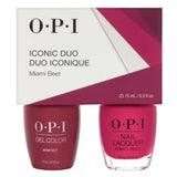 OPI Iconic Duo Miami Beet GCB78 & NLB78