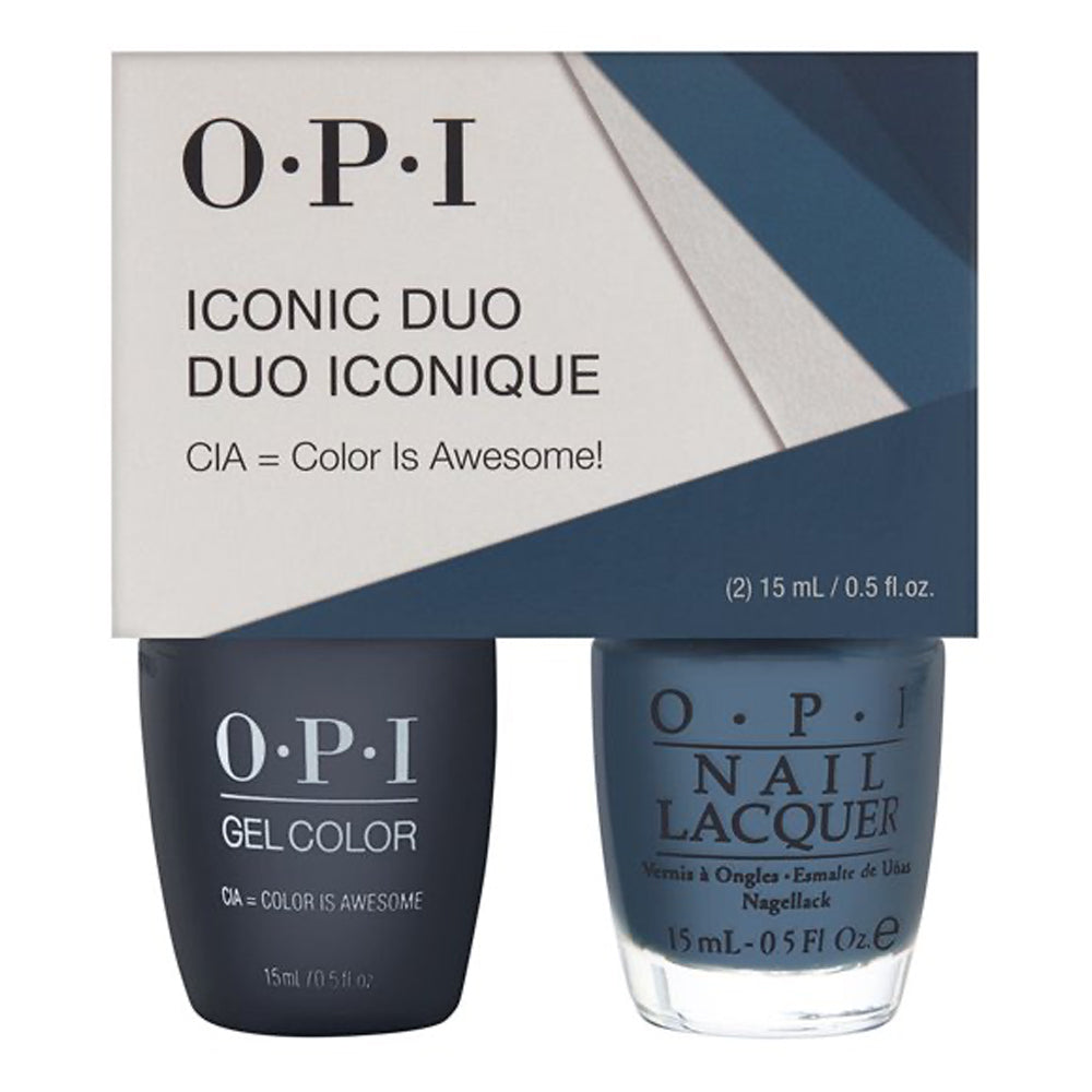 OPI Iconic Duo CIA = Color Is Awesome GCW53 & NLW53
