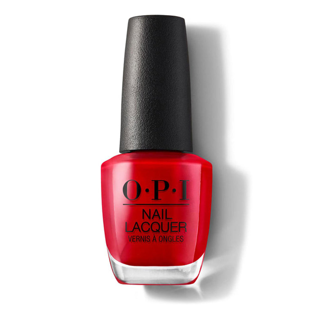 OPI Nail Lacquer, Nln25-Big Apple Red - 0.5 oz bottle