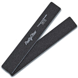 PrettyClaw Acrylic Nail Files Rectangle Jumbo Shape 100/100 Grit - Black (50 Pieces)