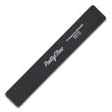 PrettyClaw Acrylic Nail Files Rectangle Jumbo Shape 100/180 Grit - Black (50 Pieces)