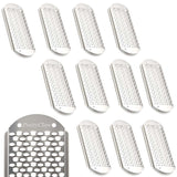 PrettyClaw Foot File & Callus Remover Replacement Blades - Silver/Big Hole (12pc)