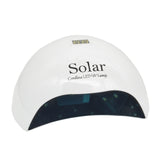 Solar Rechargeable LED/UV Gel Curing Lamp - White