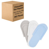 EVA Disposable Nail Spa/Salon Slippers - Blue, Gray, White (360 Pieces)