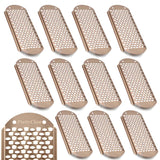 PrettyClaw Foot File & Callus Remover Replacement Blades - Gold/Big Hole (12pc)
