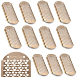 PrettyClaw Foot File & Callus Remover Replacement Blades - Gold/Double Hole (12pc)